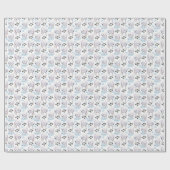 Polar Bear Wrapping Paper Geschenkpapier (Flach)