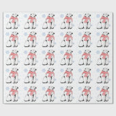 Polar Bear Wrapping Paper Geschenkpapier (Flach)