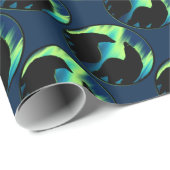Polar Bear Wrapping Paper Tribal Art Gift Paper Geschenkpapier (Rolleneckpunkt)