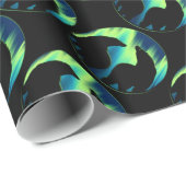 Polar Bear Wrapping Paper Tribal Art Gift Paper Geschenkpapier (Rolleneckpunkt)