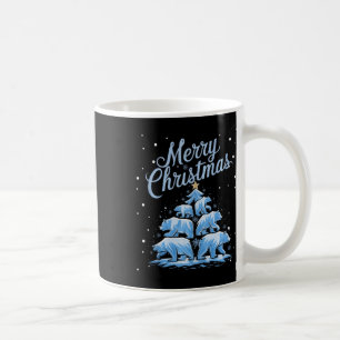 Polar Bear Xmas Tree Bears Weihnachtsbaum Merry Ch Kaffeetasse