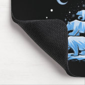 Polar Bear Xmas Tree Bears Weihnachtsbaum Merry Ch Mousepad (Ecke)