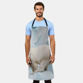 Polar Bear: Zoo Habitat Glimpse Schürze (Getragen)