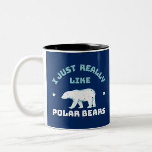 Polar Bear Zweifarbige Tasse