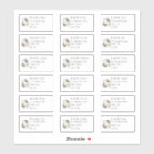 Polar Bears 18 Namensschilder Aufkleber (Blatt)