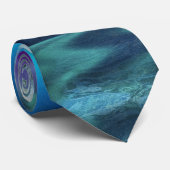 Polar Bears & Arctic Ice with Aurora Wildlife Krawatte (Gerollt)