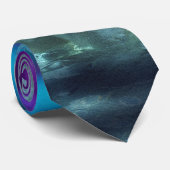 Polar Bears & Arctic Ice with Aurora Wildlife Krawatte (Gerollt)