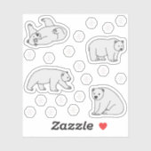 Polar Bears Aufkleber (Blatt)