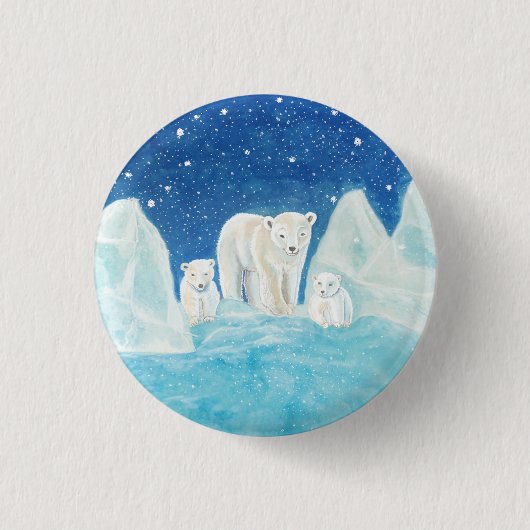Polar Bears Button (Vorderseite)