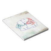 Polar Bears Couple Notizblock (angewinkelt)
