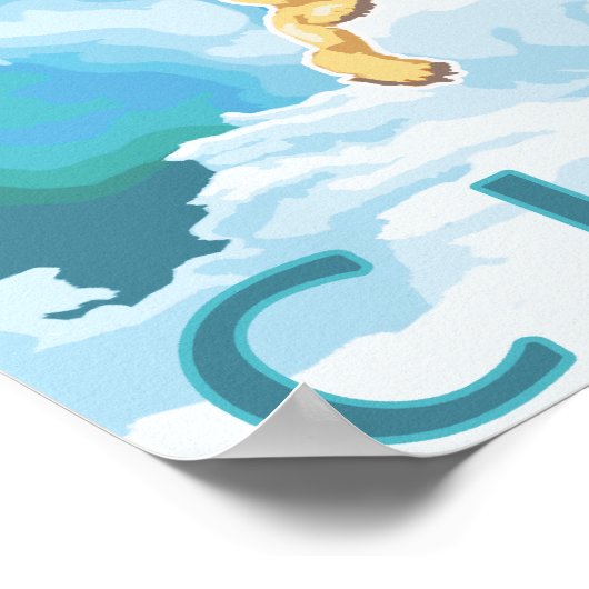 Polar Bears & Cub - Curry, Alaska Poster (Ecke)