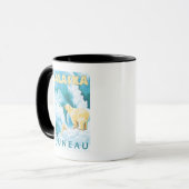 Polar Bears & Cub - Juneau, Alaska Tasse (Vorderseite Links)