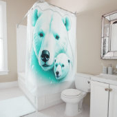 Polar Bears Duschvorhang (Beispiel)
