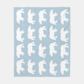 Polar Bears Fleece Blanket (Vorderseite)