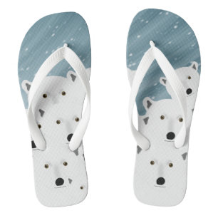Polar Bears Flip Flops Badesandalen