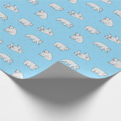 Polar Bears Geschenkpapier (Ecke)