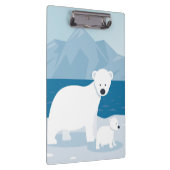 Polar Bears Klemmbrett (Rechts)