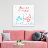 Polar Bears Leinwanddruck (Insitu (Wohnzimmer))