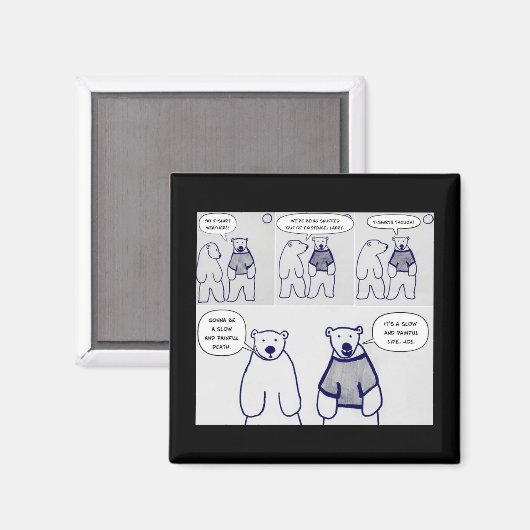 Polar Bears Magnet (Vorderseite/Rückseite)