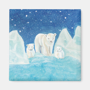 Polar Bears Magnet