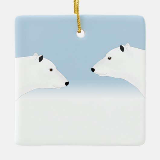 Polar Bears Ornament (Vorderseite)