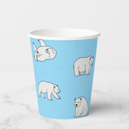 Polar Bears Pappbecher (Vorderseite)