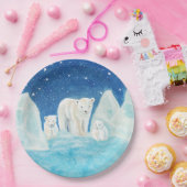 Polar Bears Pappteller (Party)