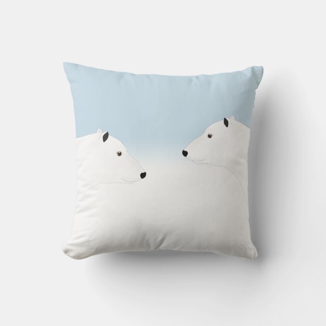 Polar Bears Pillow Kissen (Vorderseite)