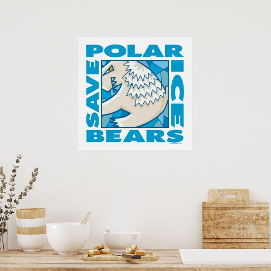 Polar Bears Poster (Küche)