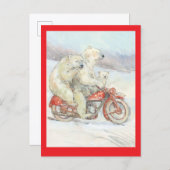 "Polar Bears" Postkarte (Vorne/Hinten)