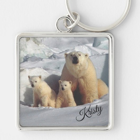 Polar Bears Schlüsselanhänger (Vorne)