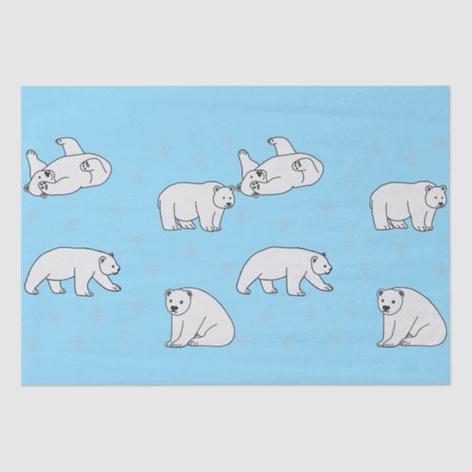 Polar Bears Seidenpapier (Vorderseite)