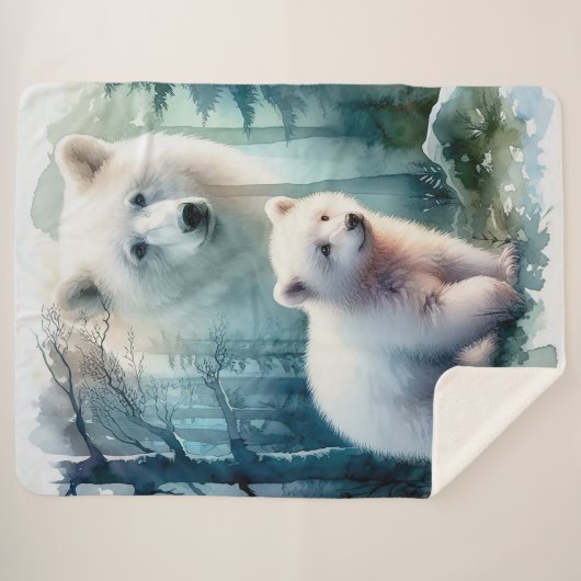 Polar Bears Sherpadecke (Vorderseite (Horizontal))