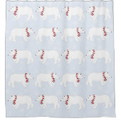 Polar Bears Shower Curtain Duschvorhang (Vorderseite)
