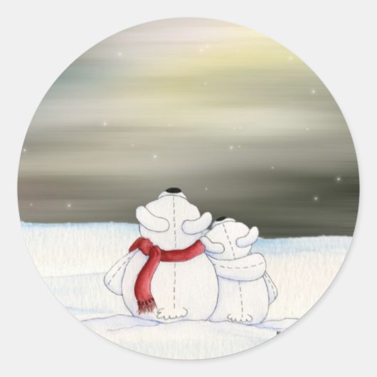 Polar Bears Sticker (Vorderseite)