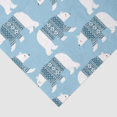 Polar Bears Tissue Paper Seidenpapier (Ausschnitt)