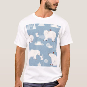 Polar Bears Winter Vintag T-Shirt