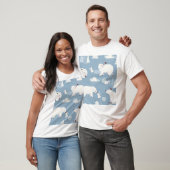 Polar Bears Winter Vintag T-Shirt (Unisex)