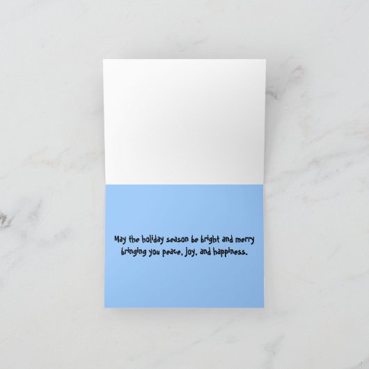 Polar Bears Winterurlaub Karten (Innenseite)