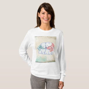 Polar Bears Women's Basic Long Sleeve T - Shirt