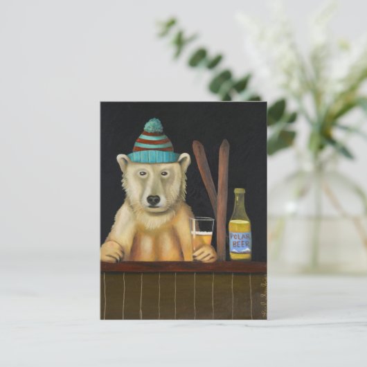Polar Beer Postkarte (Stehend Vorderseite)