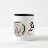 Polar Bejar Monogram "A" Classic Tasse, 11 oz Tasse (Zentrum)