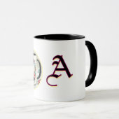 Polar Bejar Monogram "A" Classic Tasse, 11 oz Tasse (VorderseiteRechts)