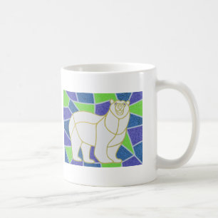 Polar betreffen Sie Buntglas Kaffeetasse