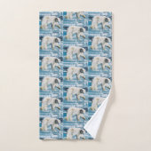 Polar Blue Badhandtuch Set (Handtuch)