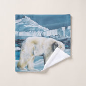 Polar Blue Badhandtuch Set (Waschlappen)