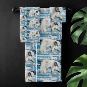 Polar Blue Badhandtuch Set
