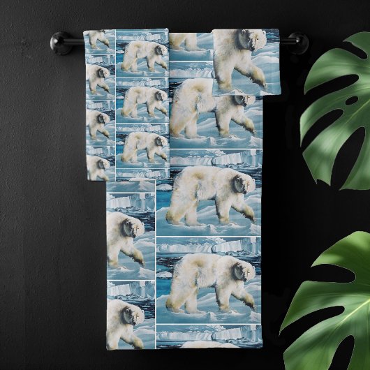 Polar Blue Badhandtuch Set