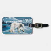 Polar Blue Gepäckanhänger (Vorderseite horizontal)