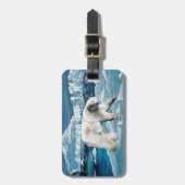 Polar Blue Gepäckanhänger (Vorderseite vertikal)